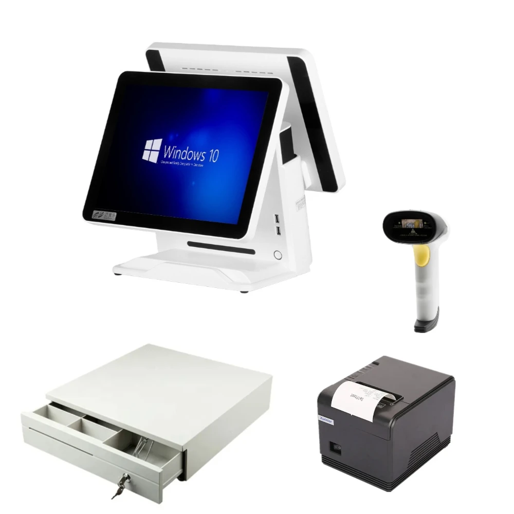 Monitor Para Caja Registradora Para Restaurante Terminal Ecran Ordinateur De Caisse Enregistreuse Touch Screen Windows Boutique