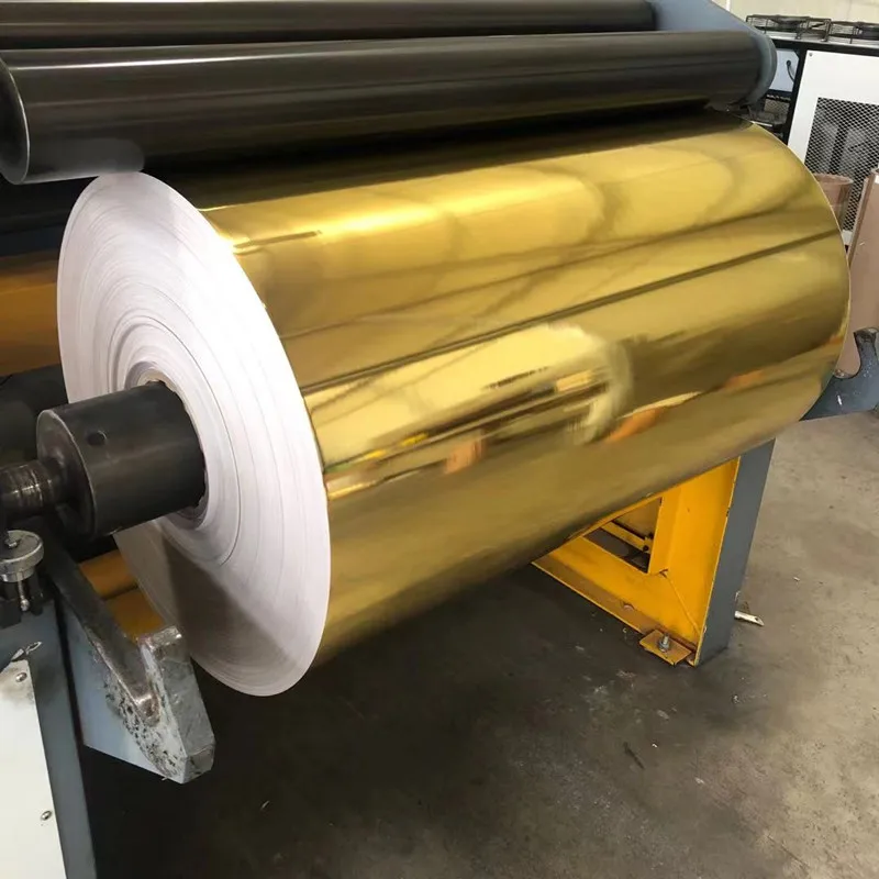 SHEET METALLIZED GOLD FOIL PAPER BOARD FOR PACKAGE AND CAKE BASE