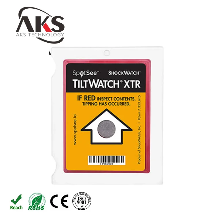 Original Shockwatch Single Angle Anti-Tilt Tiltwatch XTR Shipping Label New Product Impact