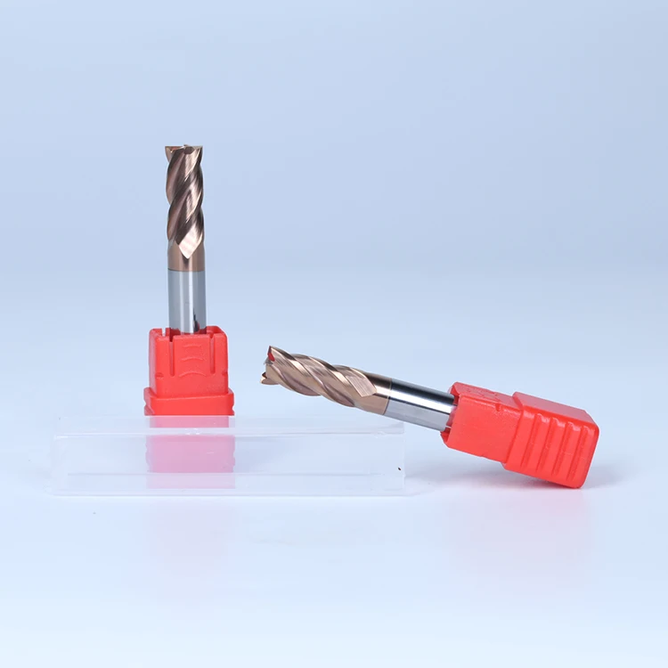 65 Degree 4-Flutes CNC High Carbide Solid Milling Cutter Machines-Cutting End Tungsten Steel Flat Knife
