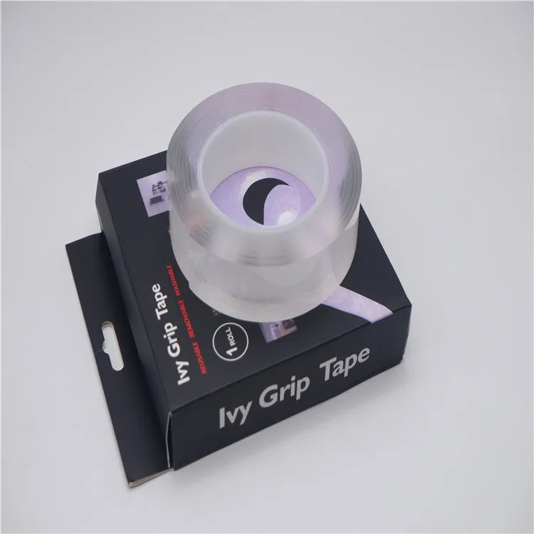 Нано-лента многоразовая лента двойная Кара противоскользящая клейкая многофункциональная Монтажная для автомобильного держателя наклейка
