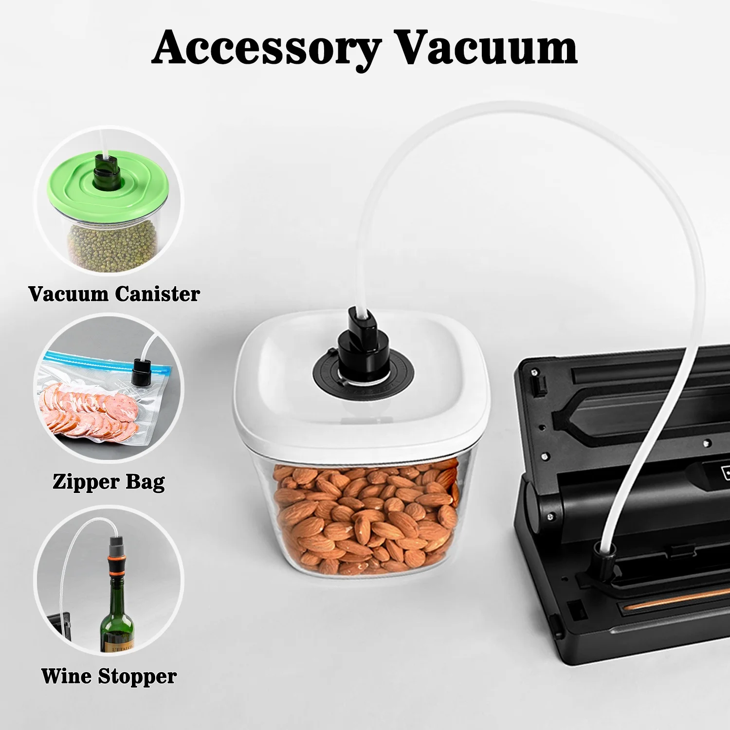 Strong 100ml Liquid Tray Food Free Bag Vacuum Sealer
