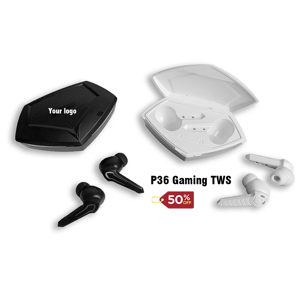  TWS P36 Wireless Gaming 2021 OEM In-ear Headset Earphone Headphone Earbuds with Microphone for