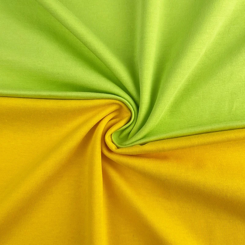 Customized 160gsm 180gsm  200gsm 220gsm 95% cotton 5% polyester comfortable organic cotton fabric for t-shirts