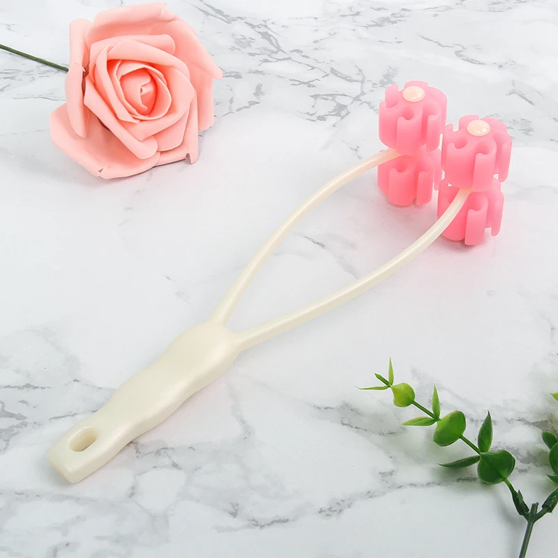 Japan&Korea Hot Sell Massager Properties Wrinkle Remove Handheld Plastic Facial Massager Roller