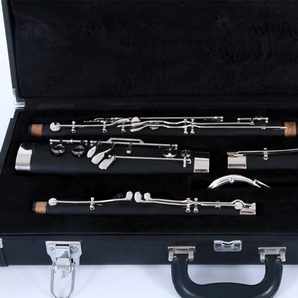 ROFFEE trade assurance nickel- plated C tone 25 key cheap student bassoon for sale