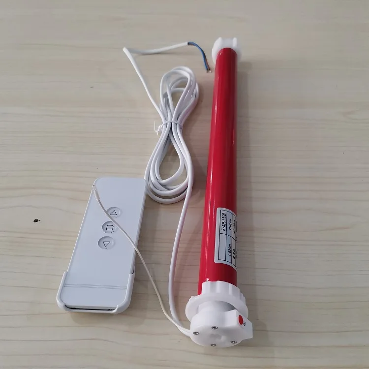 Top quality wired  AC 100-240V 25MM  tubular motor remote control work with NEO hub for motorized blinds