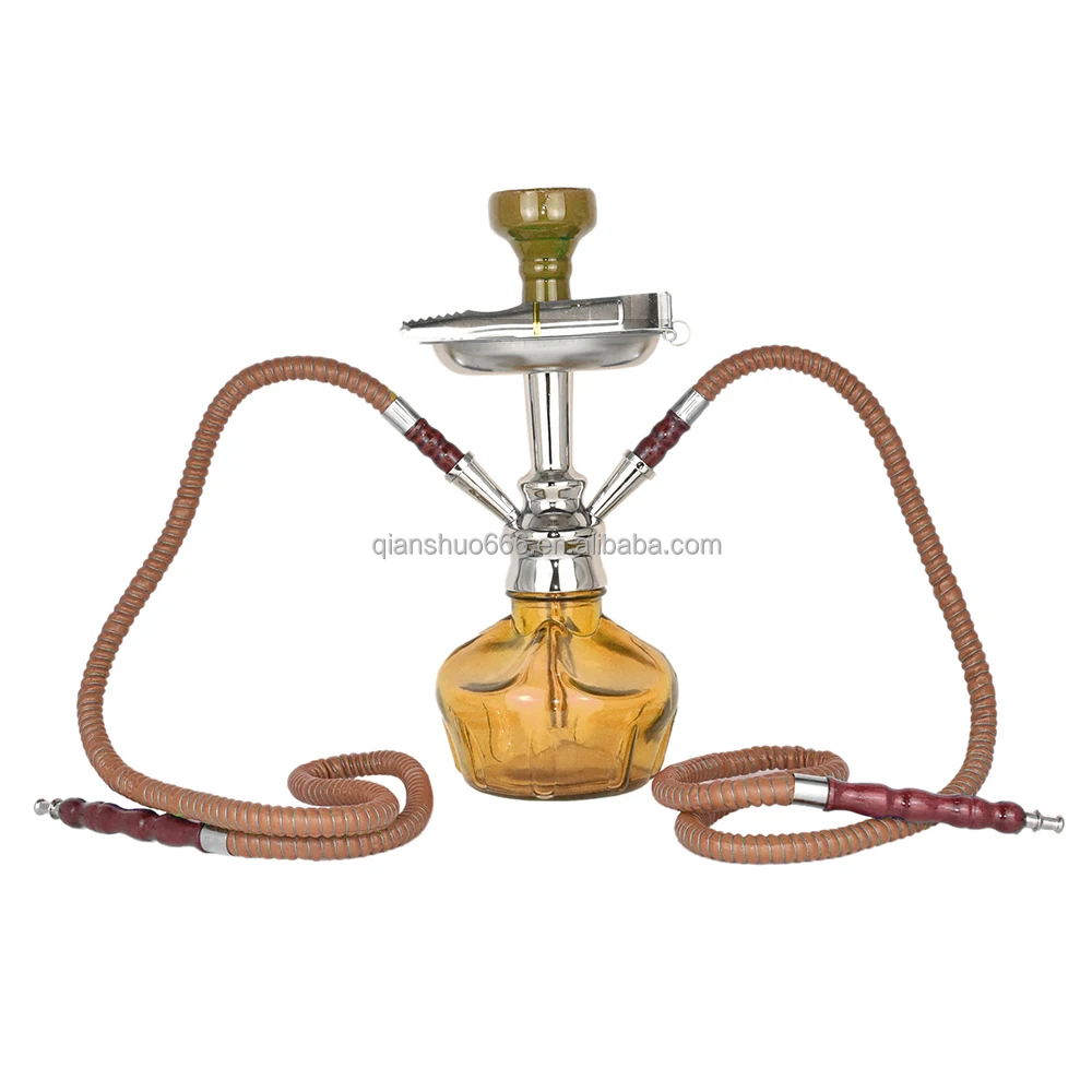 Hot sale factory good quality zinc alloy Mya hookah shisha nargile chicha with cage in stock hookah with 2 hoses