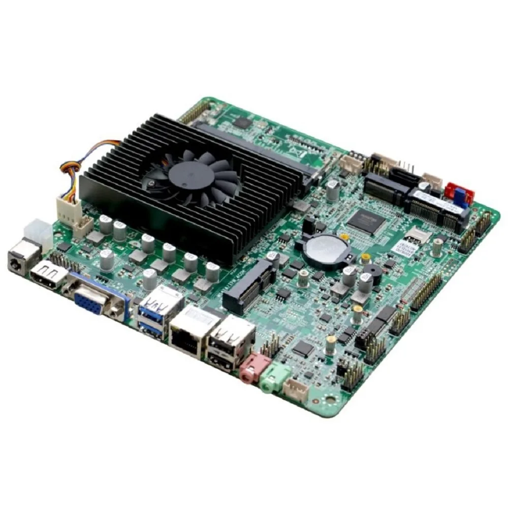 Intel Core Celeron 5205U J6413 i5-8265U  i5-10210U Embedded Industrial Mini-ITX Motherboard Dual Intel I225 2.5G12VDC