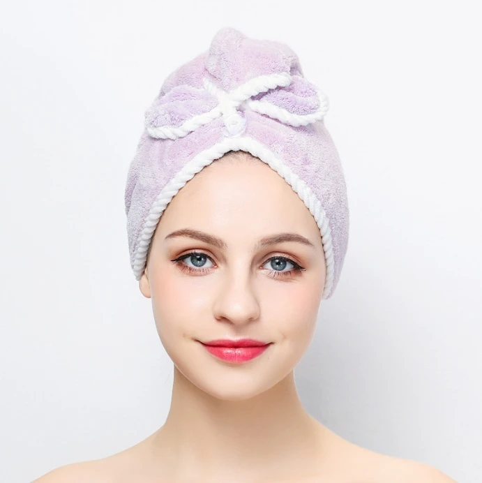 Ultra Water Absorbent Hair Drying Towel Spa Towel Quick Dry Hair Towel Wrap