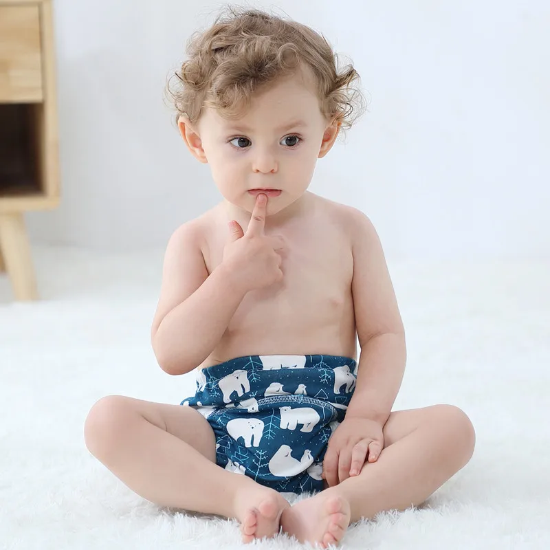 OEM Factory Soft Fabric Waterproof Reusable Personalized Adjustable Infant Baby Diapers