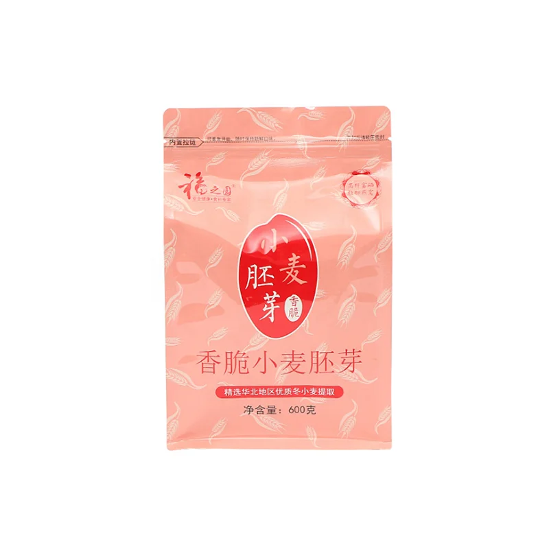 JTD Pack Tapioca Flour Flat Bottom Bag Maize Starch Transparent PE Stand Up Pouch Wheat Flour Food Packaging Ziplock Bag