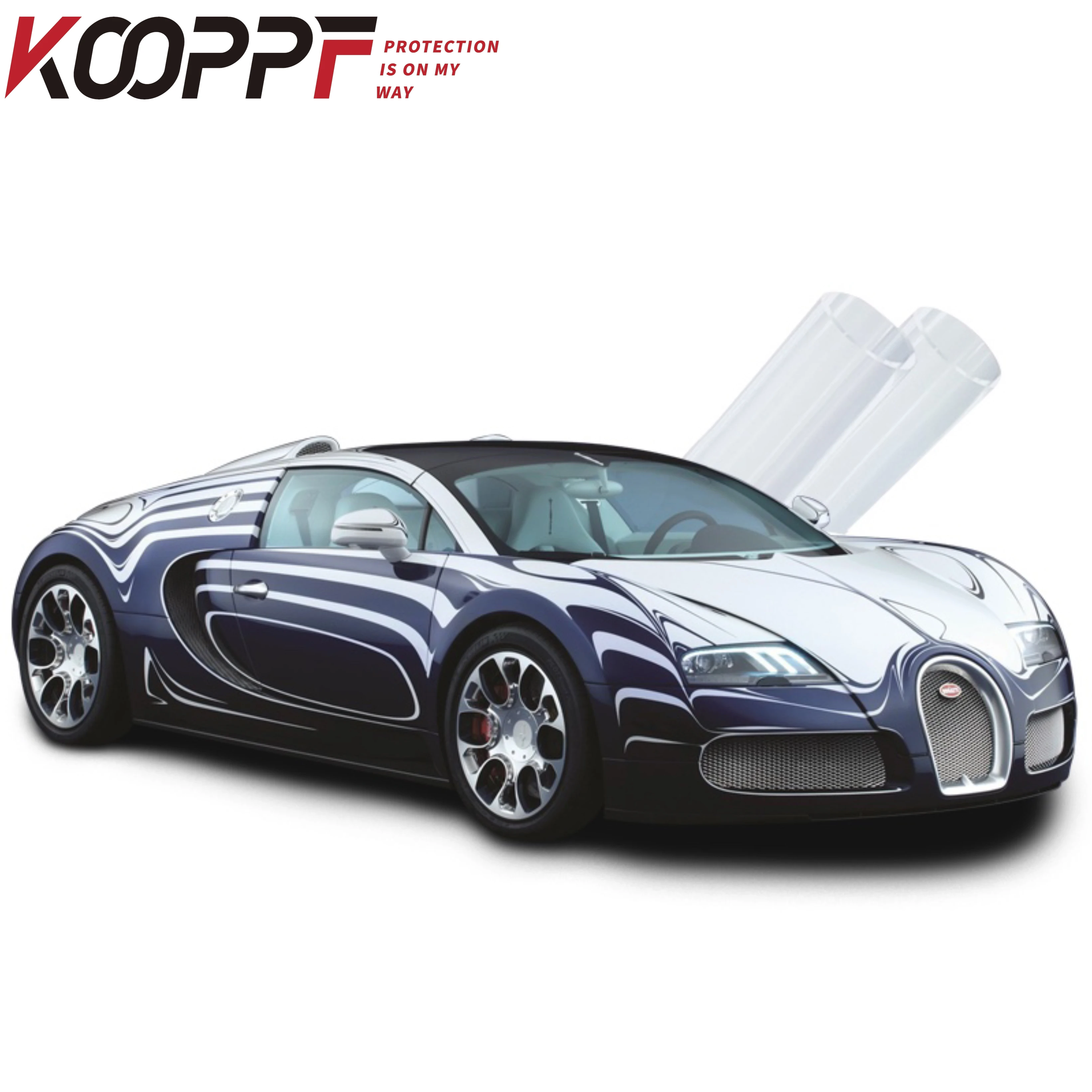 Carlas 1.52*18m Car Scratch Protective Film Vinyl Car Transparent Protective Film