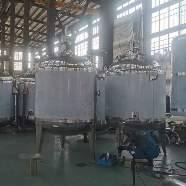 High pressure vessel jacketed chemical reactor mixing tank for food and pharmaceutical