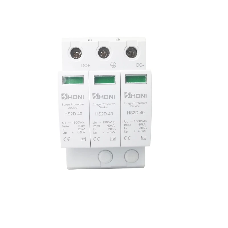 SOLAR 2 pole spd 1000vdc  T1+T2 T2 SPD