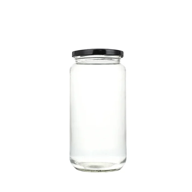 100Ml 240Ml 350Ml 500Ml 750Ml 980Ml Round Shape Honey Jam Pickles Glass Jar With Twist Off Lid