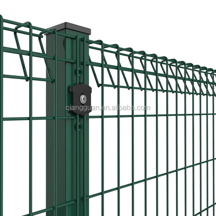 Singapore BRC wire mesh fence roll top fence 50 x 150 mm 1.75m x 2.4m