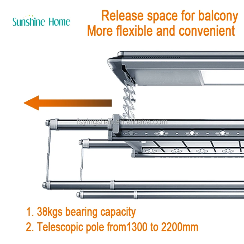 Automatic iron dryer clothes machine electric hanger electrical clothing rack wholesale