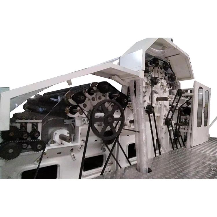 Nonwoven Production Line Cotton Fiber Wool Double Cylinder Double Doffer Carding Machine