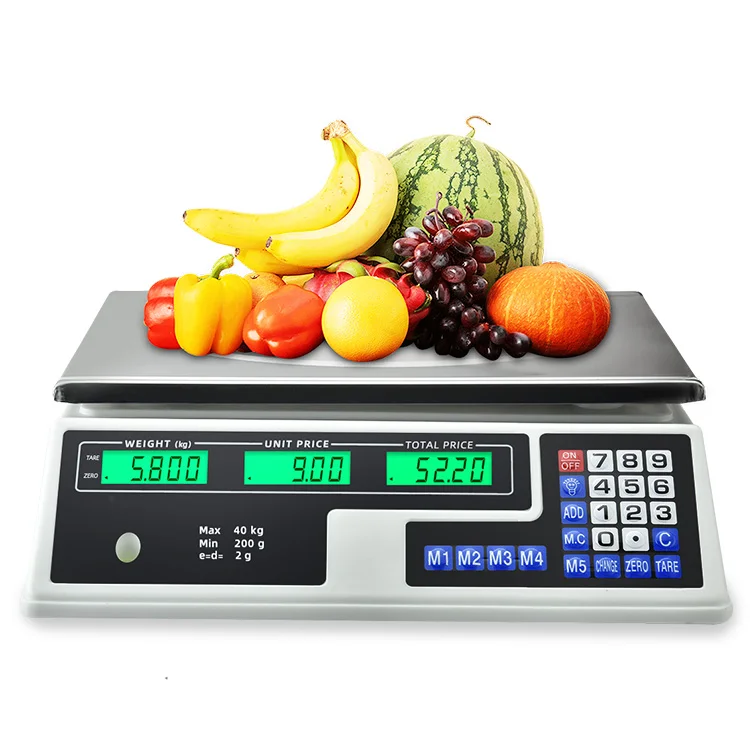 Electronic Price Computing Scale 40kg Weighing Scale Price