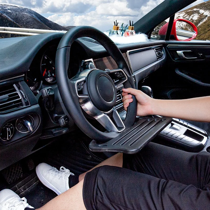 steering wheel desk for the automobile usage car notebook bracket table food tray desk multi-function small vehicle laptop desk