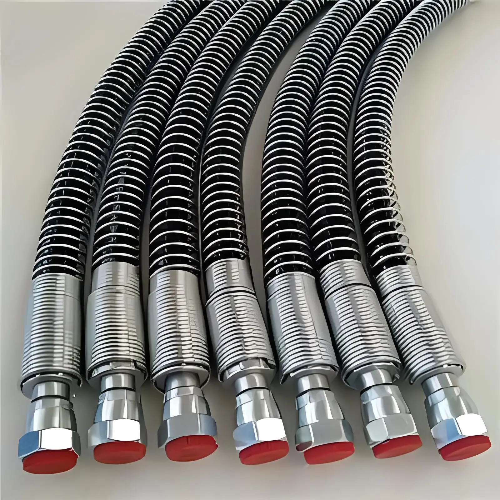 Hydraulic High Quality Flex Durable Bendy High Resistant Pressure Air Discharge Steam Industrial Rubber Hose