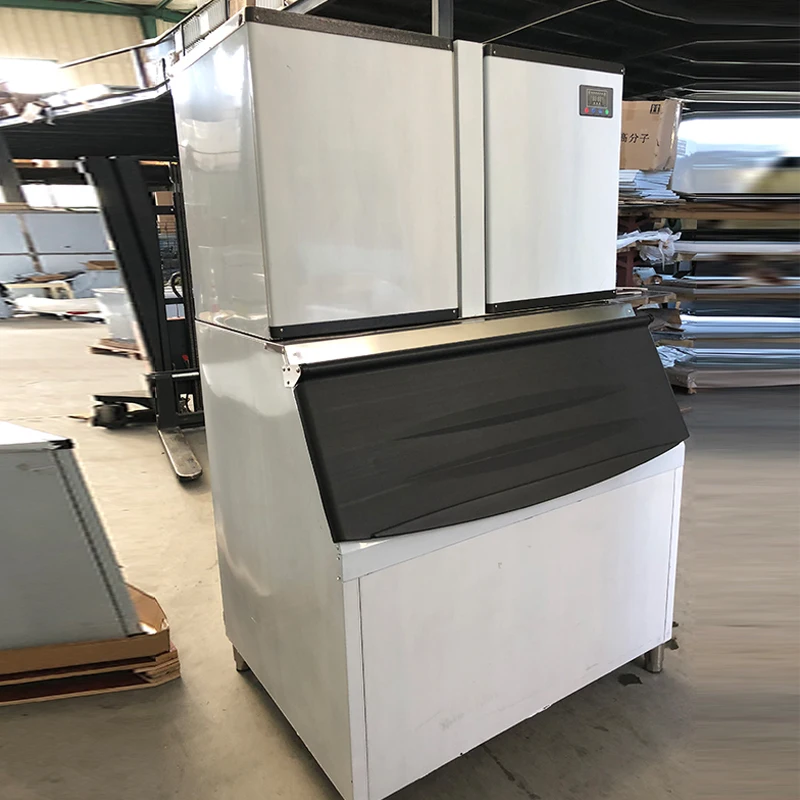 1000Kg 24Hrs High Output Large Power Electric CE Certification Square Ice Cube Maker Machine