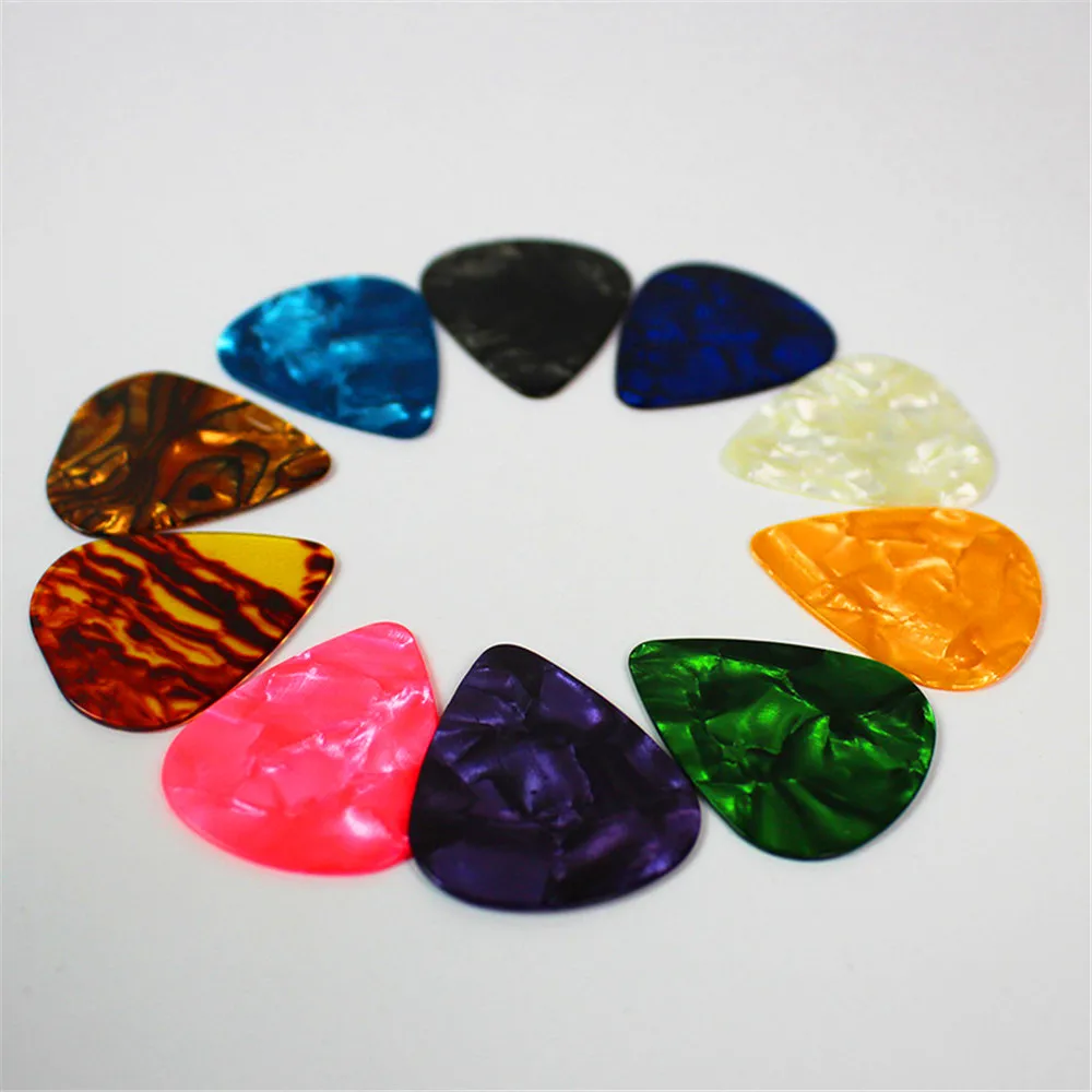 Wholesales plectrum guitar pick colorful Celluloid 0.46mm thickness guitar pick