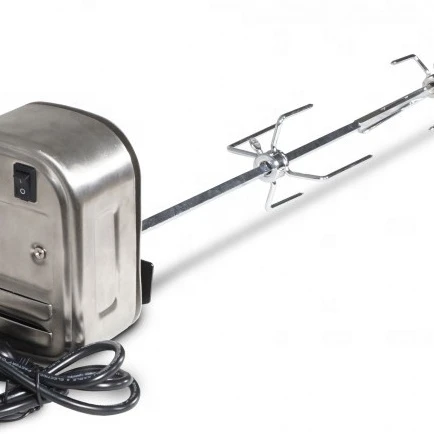 Heavy Duty Chrome Steel Universal Grill Rotisserie Kit Stainless Electric Motor Lamb BBQ Spit Roaster Rotisserie Kit