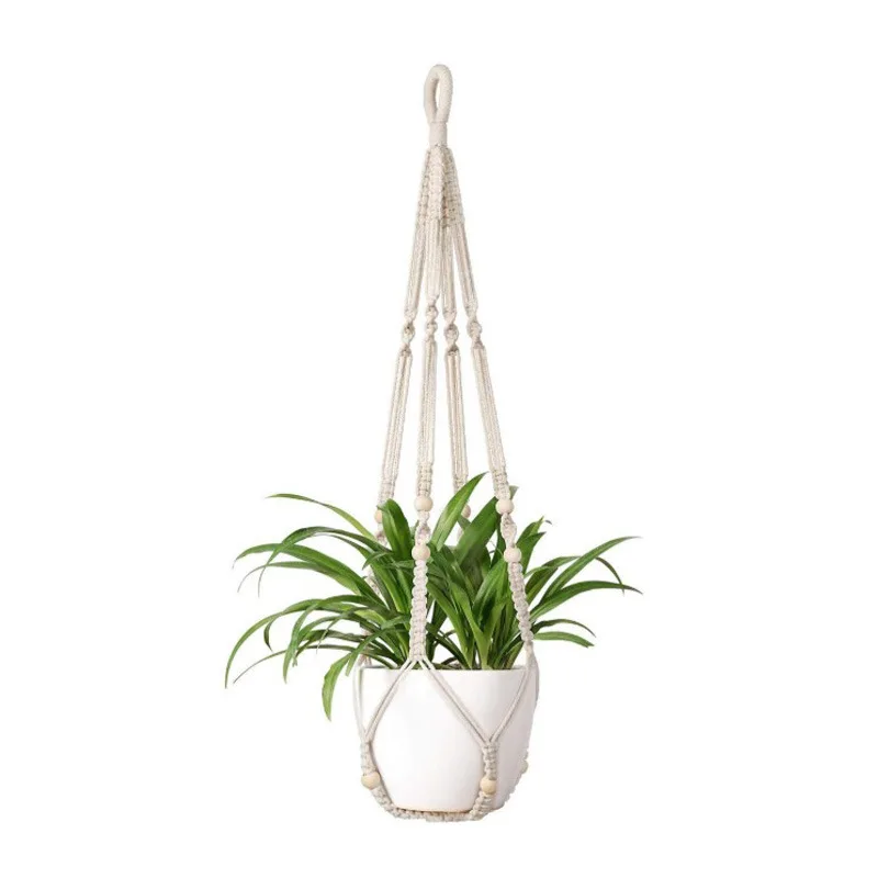 Top 10 Best-Selling Handmade Cotton Rope Macrame Plant Hangers New Design Boho Wall Decorations Home Office Hanging Kit