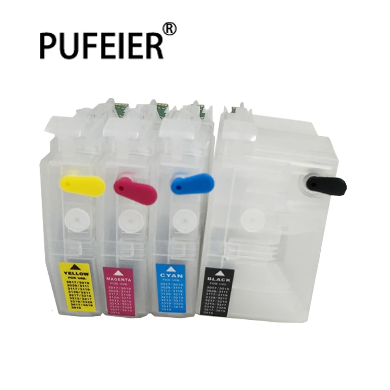 LC3217 LC3219 Short Refillable Ink Cartridge With Chip For Brother MFC-J5330DW J5335DW J5730DW J5930DW J6530DW J6930DW J6935DW
