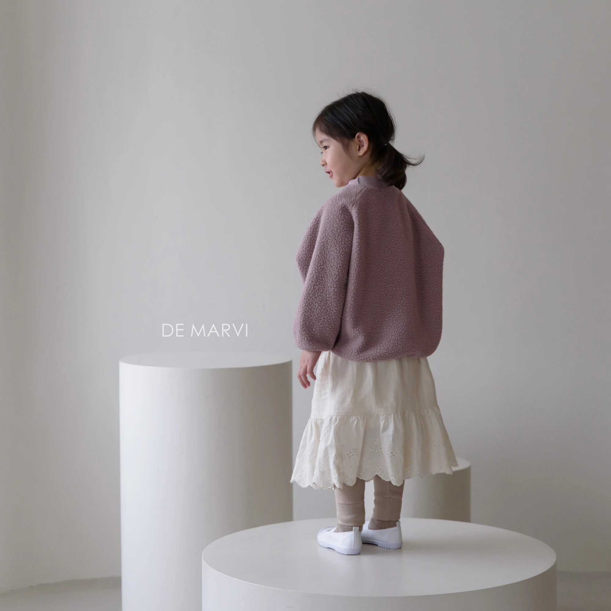 DE MARVI Korean Kids Toddler Boys Girls Fleece Warm Winter T shirts Sweater Children Clothes Wear MADE IN KOREA