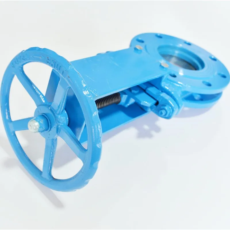 China factory Wholesale Casting Iron  Resilient Seated Ductile Iron 4 inch knife gate valve