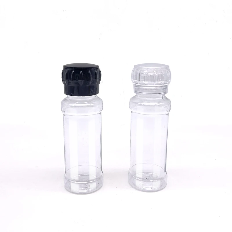200ml Salt Spice Bottle Salt And Pepper Mill Shakers Grinder /  Plastic Spice Grinder