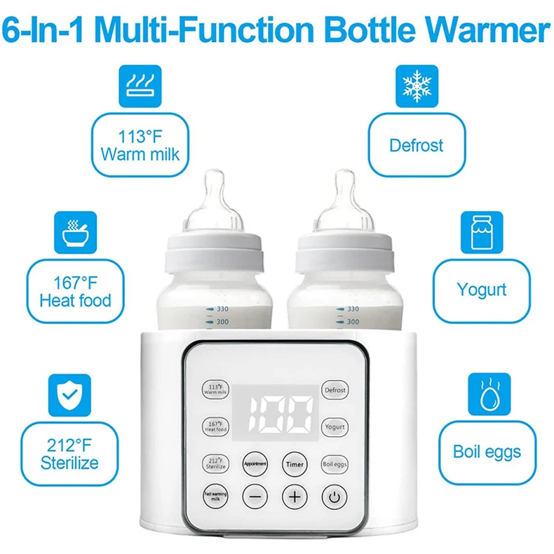 Calentador De Biberones New Born Essentials Bottle Warmer Milk Heater for Baby and Sterilizer