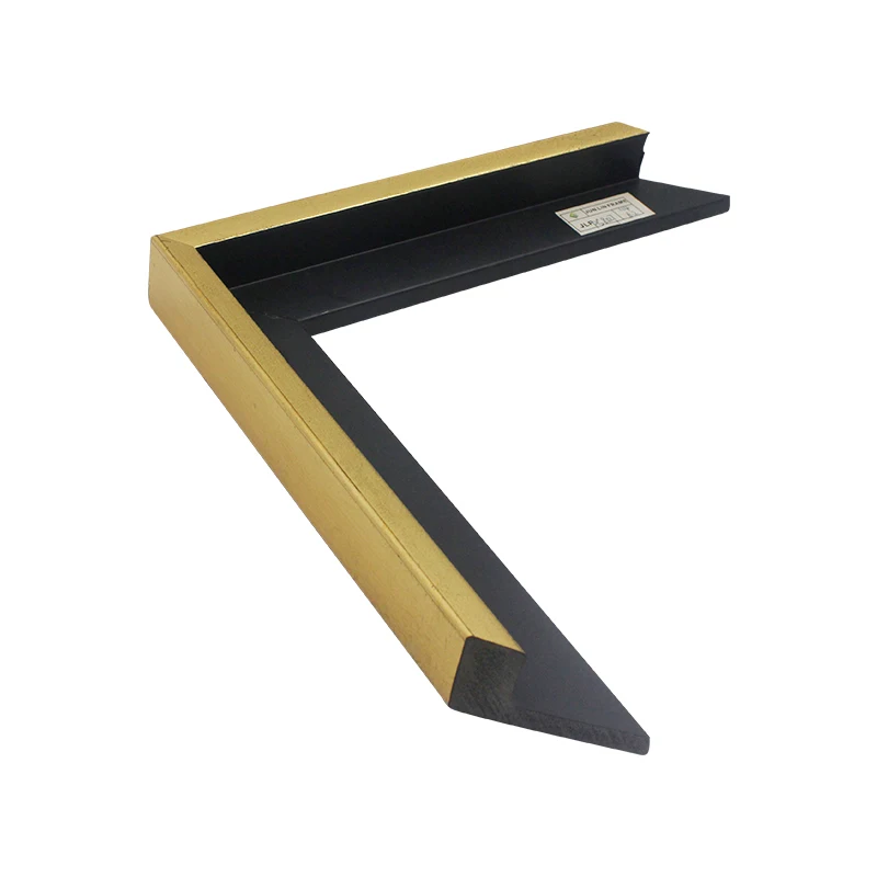 New Product Decorative Natural Rustic Wood Color Floating Picture Frame Moulding