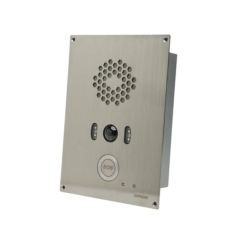 SPON Pole Mounted Beach Emergency Call Box With 2 way Intercom Industrial intercom Ip emergency phone manufacture