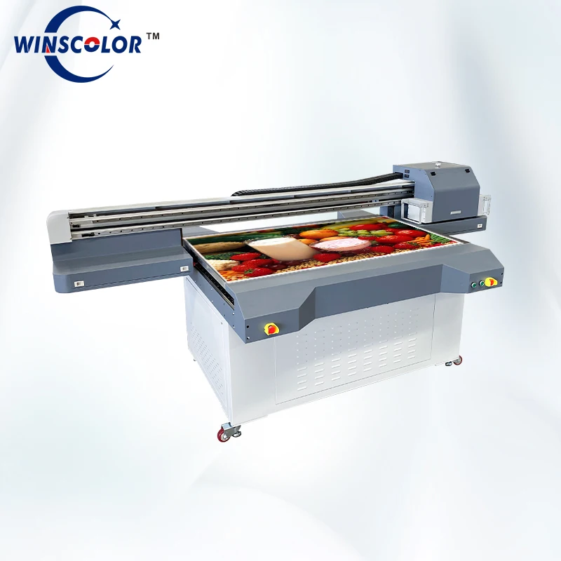 inkjet leather printing machine plastic wood EVA UV flatbed printer for sale