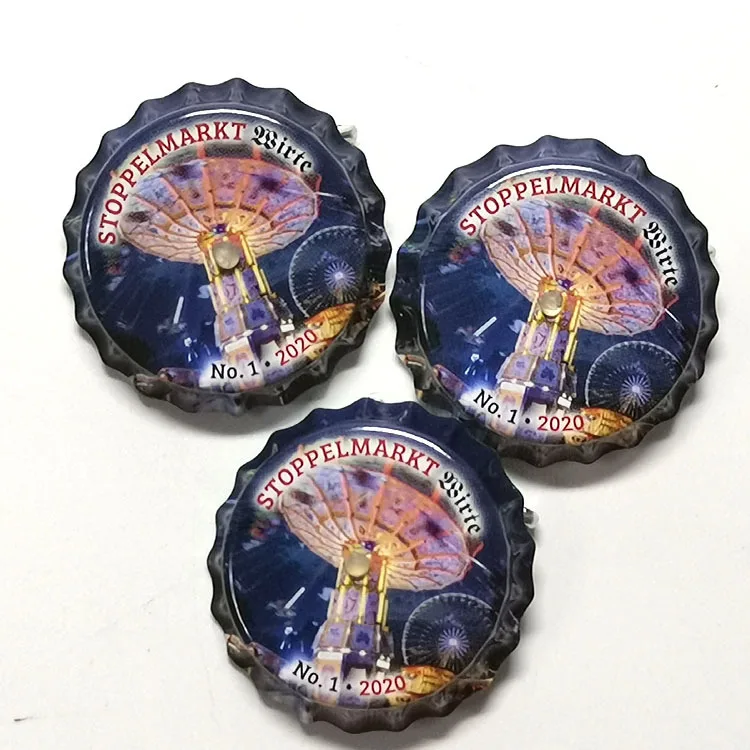 Led Luminous Badge for Beer Festival advertising promotion Pin brooch Customized Led badge