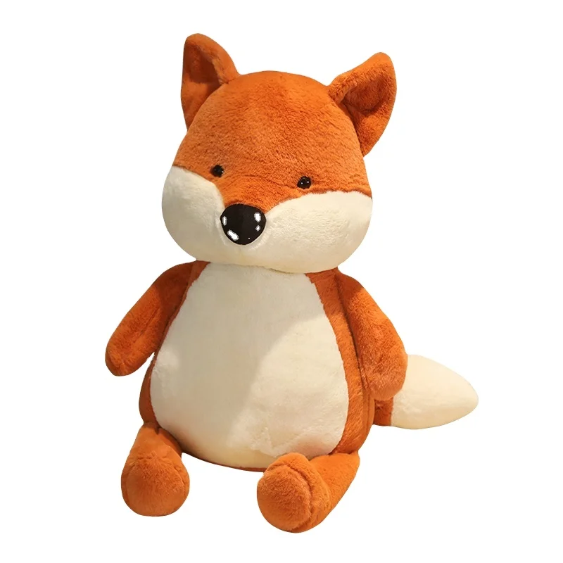 Factory direct sale cute fox gift toys soft stuffed animals plush kids toys 2024
