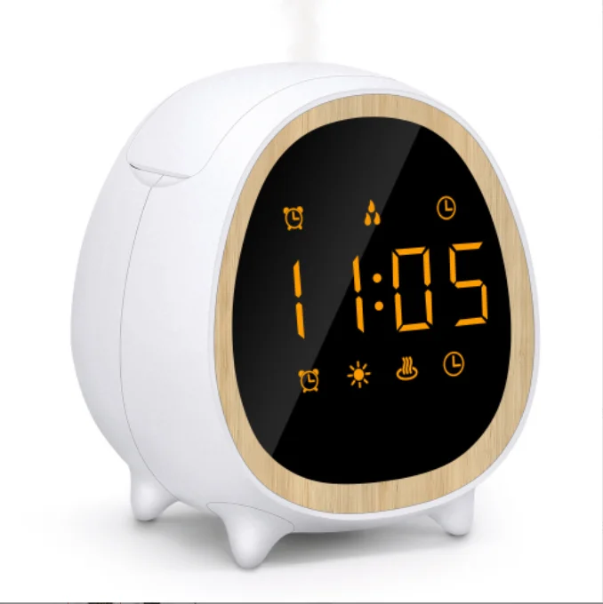 Touch Screen   Alarm Clock Smart Scent Machine Essential Oil Aromatherapy Ultrasonic Humidifier Aroma Diffuser