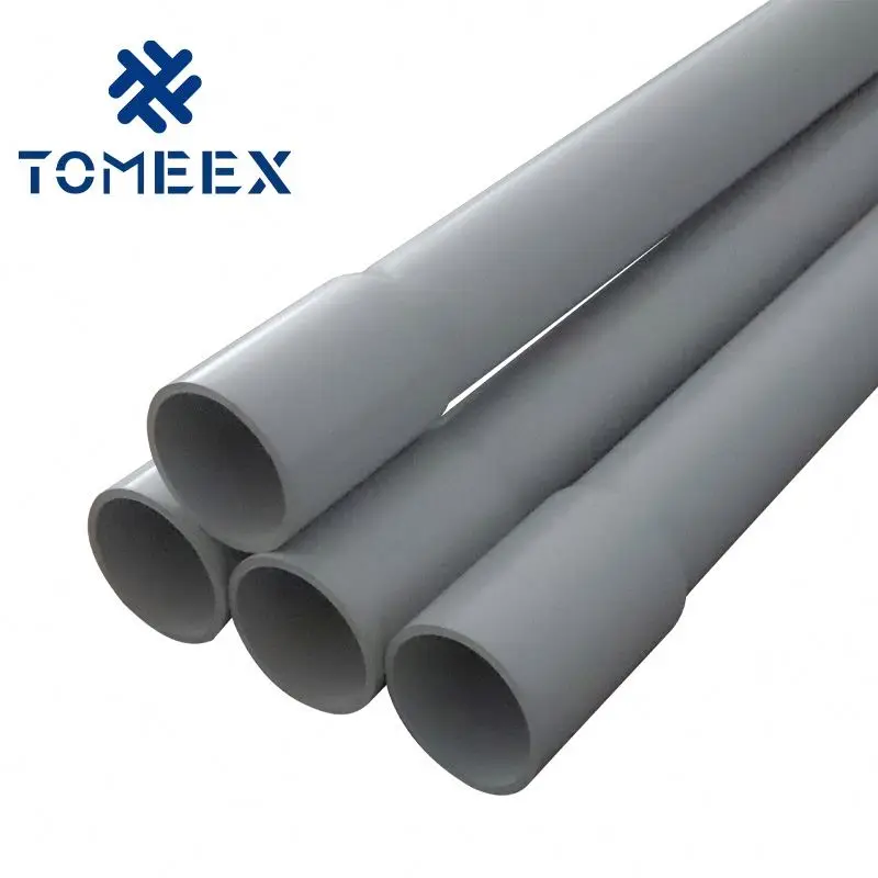 electrical PVC PIPE Flexible Bulk And Fittings Schedule 40 20mm Pvc Conduit Electrical Pipe