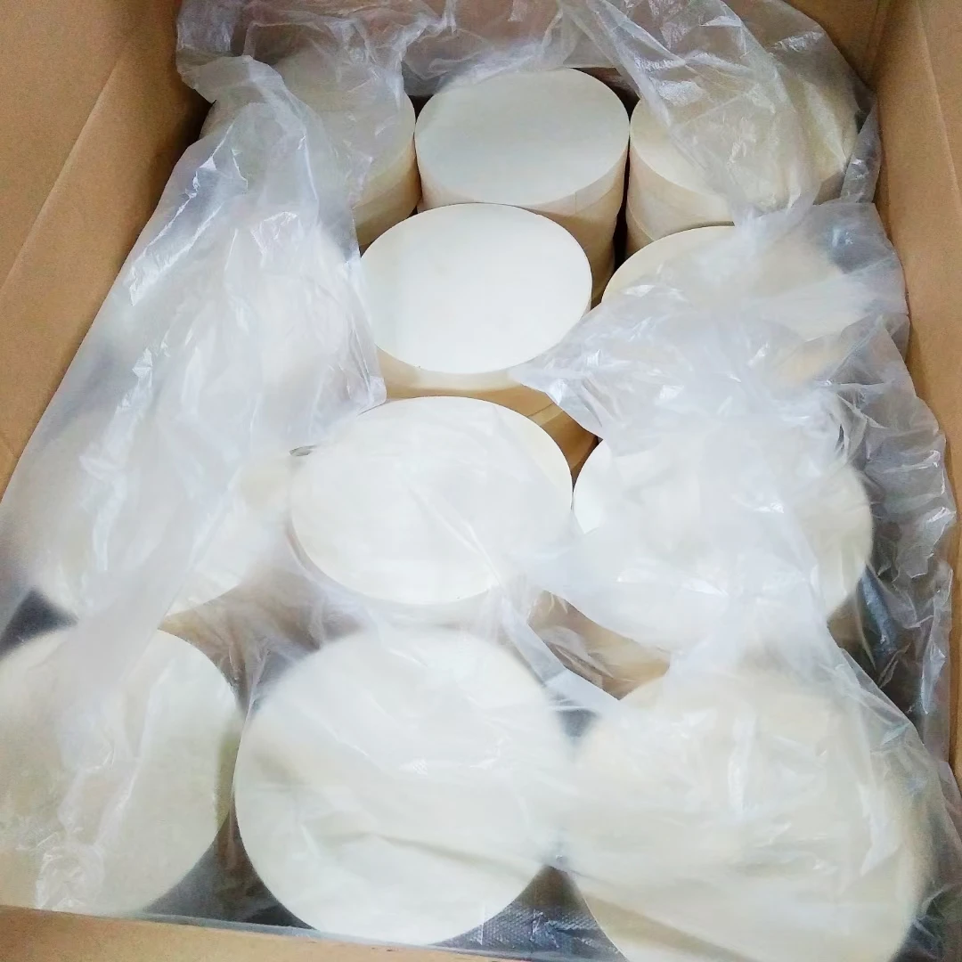 Biodegradable To go Box Put Pulp Pudding Pastry Foot Tart Cake Food Packing Board Round Wooden Chocolate Brie Cheese Boxes