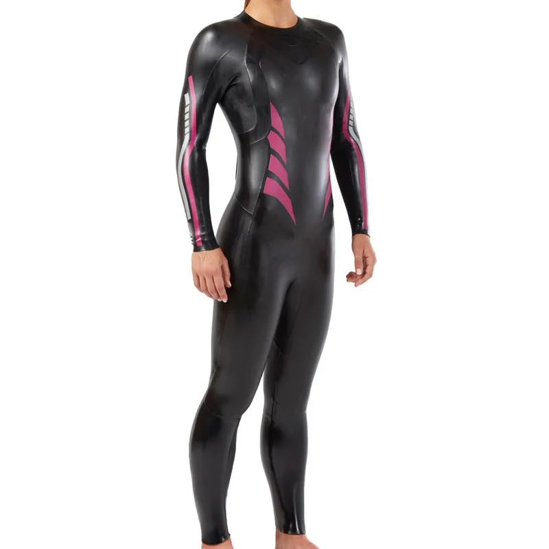 Womens smooth skin neoprene wetsuit plus size Triathlon Wetsuit 3mm