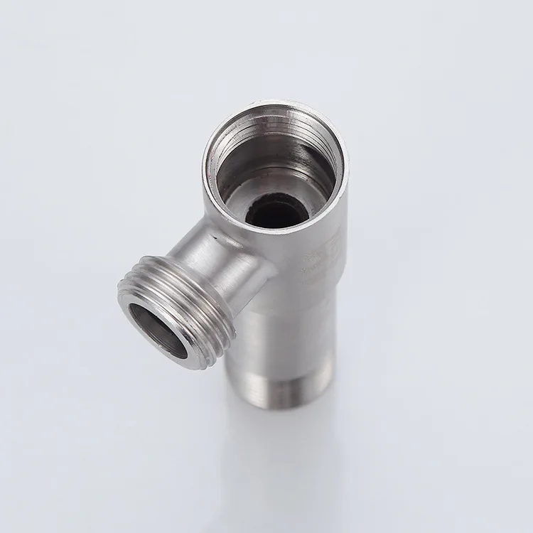 304 stainless steel triangle valve bathroom hot and cold water toilet water heater triangle valve inlet triangle valve