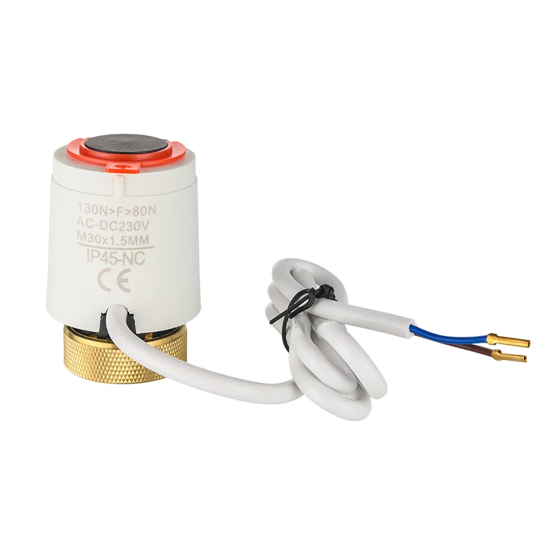 Factory price Electric Actuator floor Heating System NC/230V normally closed electric thermal actuator