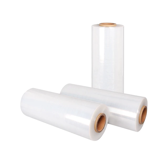 PE Transparent Moisture Proof Soft Packaging Film Casting Plastic Polythene Roll Machine Winding Film Master Stretch Wrap Film