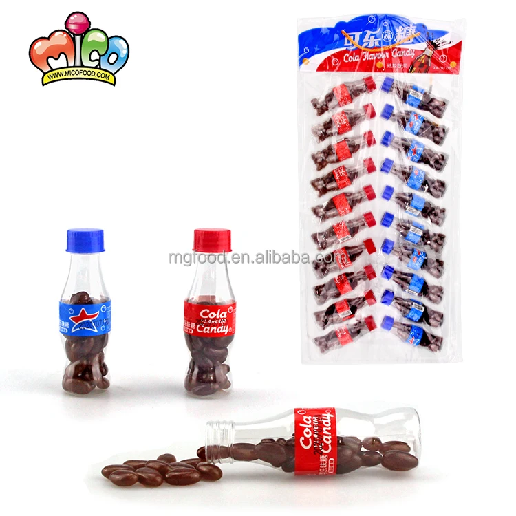 New Arrival Soda Cola Flavor Chewy Jelly Bean Candy In bottle
