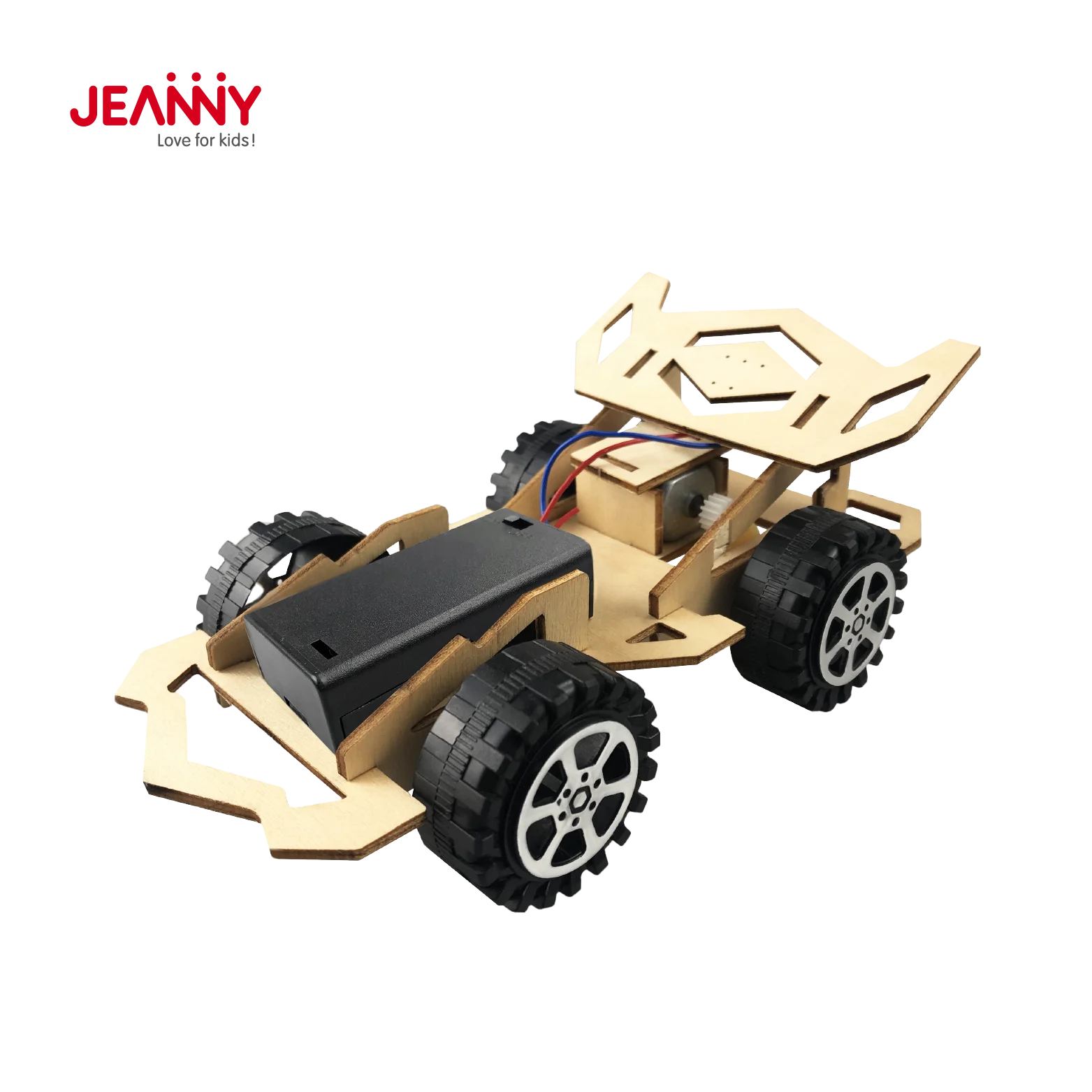STEAM Education Toys Kids Rear-Wheel Drive Race Car Educational STEM Toys for Boys and Girls Wood Craft Construction Model Kit