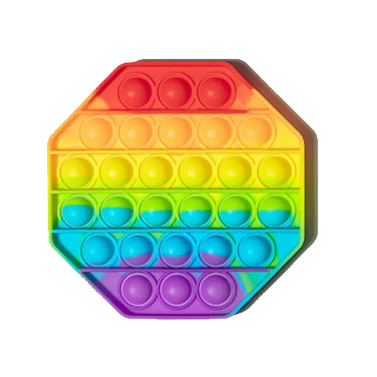Wholesale Custom Stress Reliever Kids Toy Mini Toys Push Pops Bubble Silicone Fidget Toys